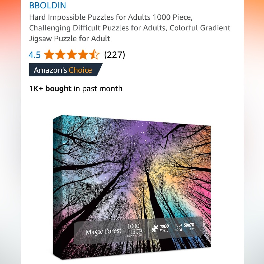Colorful Gradient Jigsaw Puzzle